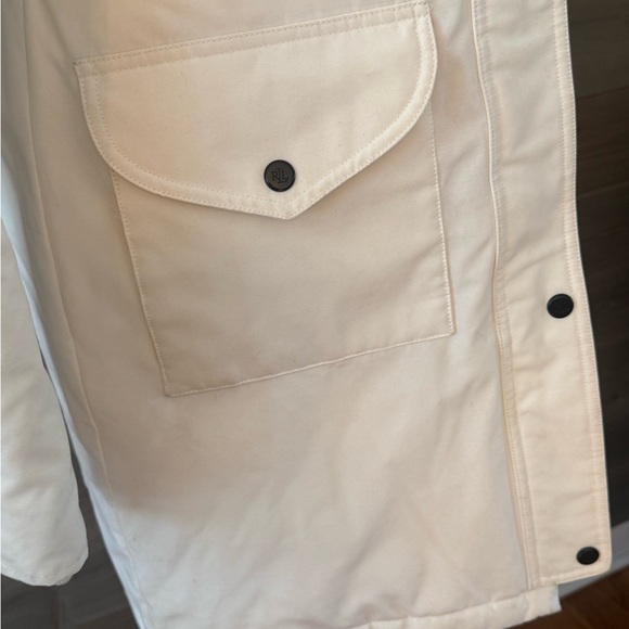 Lauren Ralph Lauren Loyden  cream women’s expedition parka - Picture 4 of 10